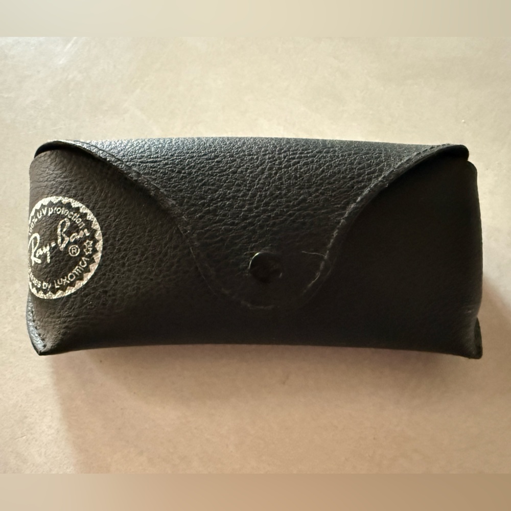 Ray-Ban Black Leather Sunglasses Case